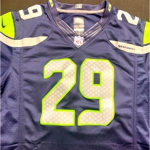 Authentic Youth Large Earl Thomas III #29 Stitched Nike On Field Seahawks Jersey